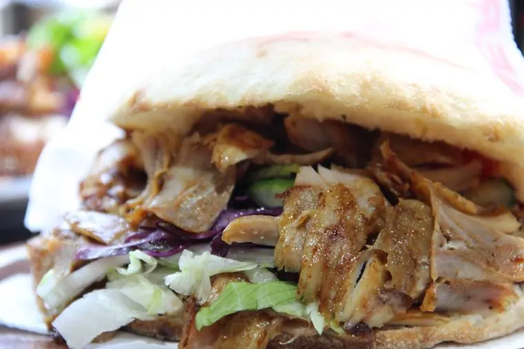 Döner im Brot, Nahaufnahme